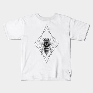 Geometric Honey Bee Kids T-Shirt